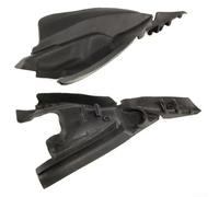 Ensemble de panneau d'essuie-glace avant pour E39 Série 5 1995-2003 Noir ABS capot de rechange OEM 51718193201 51718193202 Partie extérieure du corps