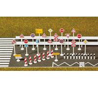 Ensemble De Panneaux De Signalisation HO Busch 6027