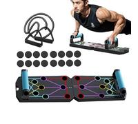 Ensemble de panneaux de support premium I concept amélioré I Soutien des poignées de maison Appareil d'aide multifonctionnelle push-up pour hommes et femmes, support pour l'entraînement musculaire abd