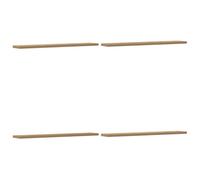 Ensemble de Panneaux D'étagère 4 Pièces, Planches en Bois D'ingénierie Blanches, pour Décoration de Salon, Design Moderne Simpliste, Rangement Efficace (Blanc (60 x 20 x 1,5 cm)