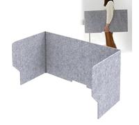 Ensemble de panneaux d'intimité de bureau - 80 cm - Séparateur insonorisant pour réduction du bruit et contrôle de la distraction visuelle, cloison idéale pour la maison, les étudiants et le bureau