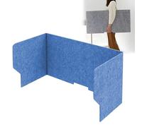 Ensemble de panneaux d'intimité pour bureau - 80 cm - Séparateur insonorisant pour réduction du bruit et contrôle de la distraction visuelle, cloison idéale pour la maison, le bureau et les étudiants