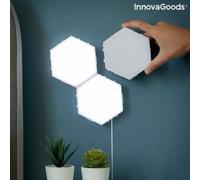 Ensemble De Panneaux Led Modulaires Magnétiques Et Tactiles Tilight Innovagoods (Pack De 3)