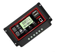 Ensemble de panneaux solaires 20 W - 1000 W - 12 V - Avec contrôleur 100 A - Connexion USB CC - Légèrement flexible - Noir - Pour camping-car, camping, extérieur, bateau, charge de smartphones