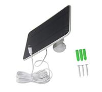 Ensemble de panneaux solaires 6 W - Charge stable pour caméras de sécurité utilisant une technologie monocristalline avancée - Panneau de charge solaire pour caméras extérieures