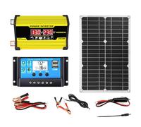 Ensemble de panneaux solaires - Kit solaire complet pour véhicules automobiles | Kit de panneau solaire pour voiture de 300 W, contrôleur de chargeur solaire avec 2 ports USB et écran LED, kit complet