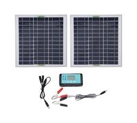 Ensemble de panneaux solaires monocristallins 100 W - Chargement de batterie portable - Facile à utiliser