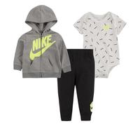 Nike Body Just Do It Toss – Lot 3 pièces Gris 0-3 mois Enfants