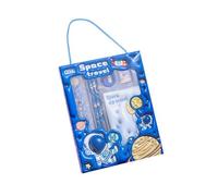 Ensemble de papeterie 6 en 1 pour école primaire - Coffret cadeau d'apprentissage - Crayons de maternelle - Prix d'étude - Papeterie d'anniversaire