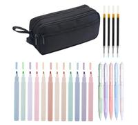 Ensemble de papeterie esthétique | Papeterie de marquage | Écriture | Esthétique, léger, portable, durable, créatif, organisé, école, bureau, fournitures d'écriture quotidiennes