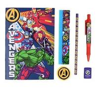 Ensemble de papeterie Marvel Avengers avec étui 22,5 cm - (L) x 16 cm (H) x 2 cm (P) Multicolore G