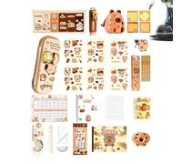 Ensemble de papeterie mignon, cadeaux de fête et récompenses de salle de nsemble de papeterie scolaire pour filles, adolescents, fils, filles, enfants, amis | Boîte cadeau pour filles