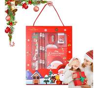 Ensemble de papeterie scolaire de Noël,ensembles de papeterie de Noël pour | Ensemble étudiant de 6 de mignonne | Cadeaux de fête d'école de noël à la mode, fournitures de fes