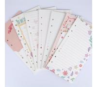 Ensemble De Papier De Remplissage Pour Carnet De Notes, 100 Feuilles, Mignon Kawaii, A6, Pour Journal Intime, Planificateur Filofax, Papeterie Coréenne 2022
