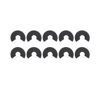 Ensemble de papier de verre pour tube de fourche avant de vélo, outil de meulage sans poussière pour tube rond en fibre de carbone métallique, diamètre intérieur et extérieur