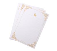 Ensemble De Papier Papeterie À Fleurs Vintage 5.7x8.3 Pouces Carte Vœux Pour Écriture Lettres Pour Anniversaire Diplôme 160 Feuilles D'invitation