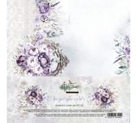 Ensemble de papiers 15x15 - Alchimie de l'art - En violet