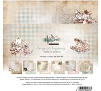 Ensemble de papiers 20x20 - Alchimie de l'art - Recette du bonheur