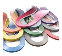 Ensemble de papiers d grad s JUYA pour quilling, 10 couleurs, QP388 (10 paquets, largeur individuelle : 10 mm)