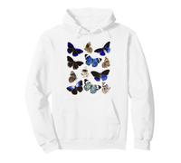 Ensemble de Papillons Vintage avec imprimé Papillons Sweat à Capuche