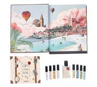 Ensemble de parfum Voyagez dans le monde des échantillons de parfum pour les femmes avec des cadeaux exquis Box Discovery Romantic Discovery Set pour les amis moms, total 70 ml / 2, 5 oz