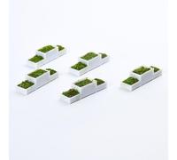 Ensemble de parterres de fleurs HO 1:100, 5 paquets, accessoires pour Parking, construction de chemin de fer