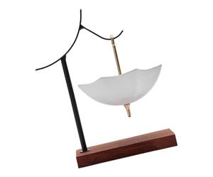 Ensemble de passoire à feuilles de thé en, White umbrella