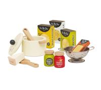 Le Toy Van – Jouet de cuisine – Set de Pâtes Bio à l'Italienne – Bois FSC, 3+ ans, avec casserole
