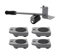 Ensemble de patins de déménagement de meubles robustes avec 4 curseurs, capacité maximale de 500 kg, adaptés pour déplacer les réfrigérateurs, canapés, armoires