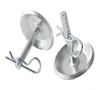 Ensemble De Patins De Lame Pour Chasse-Neige, Compatible Avec Pour POLARIS Pour ATV UTV, Acier Inoxydable, Hauteur Réglable, Goupilles À Détachement Rapide, Anti-Dérapant, Pour Hiver Et Neige, Lot De