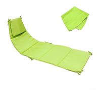 Ensemble de patio en tissu polyester pour chaise longue et parasol avec rembourrage d'angle de protection et cordes d'arrimage étendues (fruits verts)