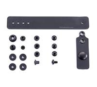 Ensemble de pause-pouce niveau II avec matériel - Convertit les étuis de niveau I en rétention niveau II - Tirage ambidextre - Noir tactique - Matériau polymère durable - Kit complet pour fabrication