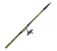 Daiwa Megaforce Rt+q820rm Fishing Combo Vert 3.50 m