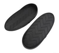 Ensemble de pédales de rameur en plastique avec technologie antidérapante pour plus de sécurité (noir)