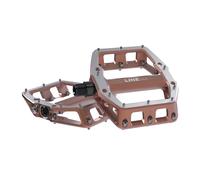 Ensemble De Pédales Flat Trek Line Pro Enduro Cuivre Bronze Filetage 9/16 15Mm