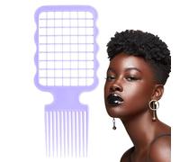 Ensemble de peigne à cheveux | Peigne de coiffure pour permanente en feuille d'aluminium - Outil de coiffure portable pour permanente noire, style hip-hop afro et feuille d'aluminium