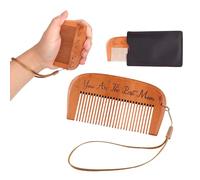 Ensemble de Peigne de Naissance, en Bois d'Accouchement Peigne à Cheveux pour l'Accouchement avec Sac de Rangement et Cordon Peigne Grossesse Essentiels d'Accouchement Cadeaux pour Femmes