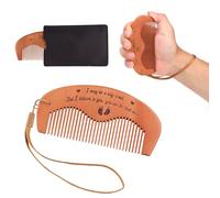 Ensemble de Peigne de Naissance, Peigne d'Accouchement Peigne à Cheveux d'Accouchement avec Sac de Rangement et Cordon Essentiels d'Accouchement pour les Nouvelles Mamans Cadeau de Grossesse