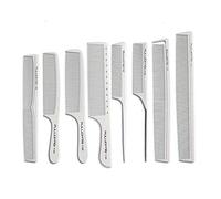 Ensemble de peigne professionnel 8 pièces, ensemble de peigne antistatique résistant à la chaleur pour toutes les coiffures