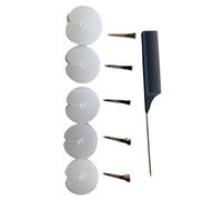 Ensemble de peignes à substances en polyéthylène vert avec équipement d'extension - Peigne démêlant permanent non terni