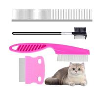 Ensemble de peignes de toilettage pour animaux de compagnie | Peigne à épiler pour chien | Brosse pour démêler la fourrure de chien | Brosse à épiler pour chiens et chats
