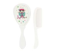 Ensemble de peignes et brosses pour bébé - Matériau PP, poils doux de 40 g, brosse de massage pour berceau, épurateur de shampoing doux pour nouveau-né, kit de soins capillaires de sécurité | Essentie