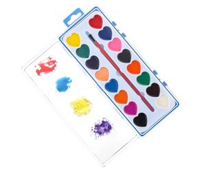 Ensemble de peinture à l'eau en forme de coeur,Ensemble de peinture lavable,Kit de peinture interactif - Pour les filles, les débutants, l'éducation à la maison, la salle de classe, la maison, les