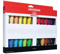 Ensemble de peinture acrylique standard Amsterdam 20 ml, 24/paquet