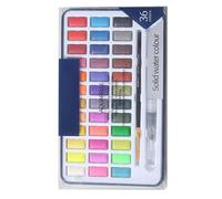Ensemble de peinture ad - Peinture aquarelle professionnelle | Fournitures de peinture non toxique |Œuvres d'art en métal portables min-i Box Painting Art Formées | Ensemble de couleurs d'eau pour ad
