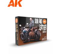 AK Interactive – Set Couleurs Peau et Cuir AK11613 – 6 × 17 ml