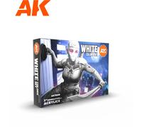 AK Interactive - Set de couleurs blanches AK11609 - 6 x 17 ml