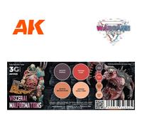 Ensemble de peinture AK Interactive Wargame Multicolore TU