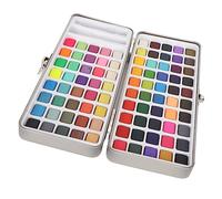 Ensemble De Peinture Aquarelle - 90 Couleurs Avec Stylo Aquarelle - Pigments Vifs Et Durables - Idéal Pour les Débutants, les Artistes Et les Miniatures