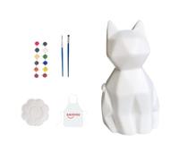 Ensemble de peinture avec lampe pour chats engageants, pour, peignez vos propres lampes pour chats, fournitures d ' art, parfaites pour les activités de fête d ' anniversaire, peinture animale
